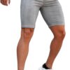Mens Slim Fit Shorts Skinny Chino Short Tapered Leg Stretch