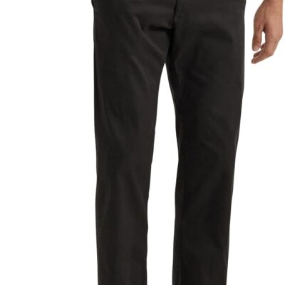 Men's  Flat Front Regular Straight Pant