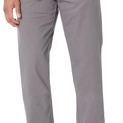 Mens Straight-Fit Casual Stretch Chino Pants
