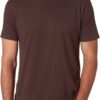 Unisex Cotton T-Shirt L DARK CHOCOLATE